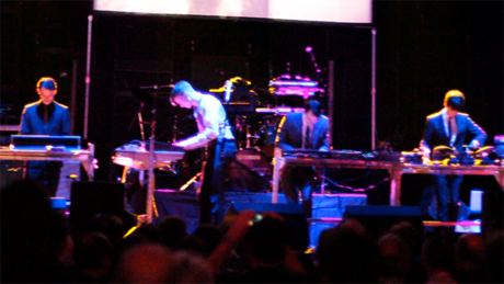 The Mirrors on stage at Back to the Phuture Live, Troxy, London